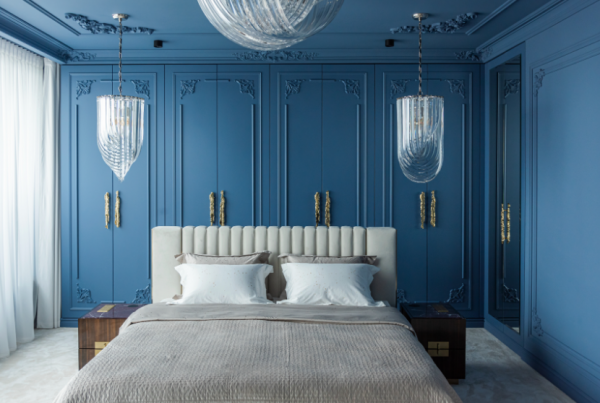 Pemilihan Warna Biru dan Putih